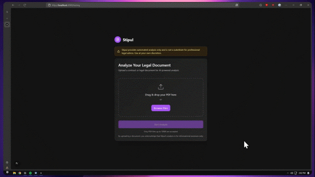 Contract Analysis Dashboard